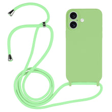 Load image into Gallery viewer, Crossbody Lanyard Liquid Silicone Case, For iPhone 16 Pro Max, For iPhone 16 Pro, For iPhone 16 Plus