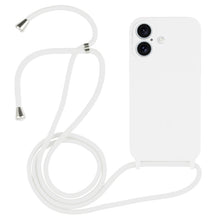Load image into Gallery viewer, Crossbody Lanyard Liquid Silicone Case, For iPhone 16 Pro Max, For iPhone 16 Pro, For iPhone 16 Plus