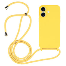 Load image into Gallery viewer, Crossbody Lanyard Liquid Silicone Case, For iPhone 17 Pro Max, For iPhone 17 Pro, For iPhone 17, For iPhone Air