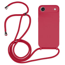 Load image into Gallery viewer, Crossbody Lanyard Liquid Silicone Case, For iPhone 17 Pro Max, For iPhone 17 Pro, For iPhone 17, For iPhone Air