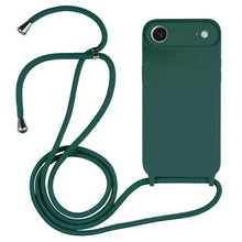 Load image into Gallery viewer, Crossbody Lanyard Liquid Silicone Case, For iPhone 17 Pro Max, For iPhone 17 Pro, For iPhone 17, For iPhone Air
