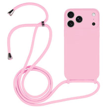 Load image into Gallery viewer, Crossbody Lanyard Liquid Silicone Case, For iPhone 17 Pro Max, For iPhone 17 Pro, For iPhone 17, For iPhone Air
