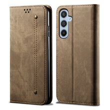 Load image into Gallery viewer, Denim Texture Casual Style Horizontal Flip Leather Case
