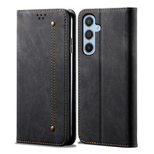 Load image into Gallery viewer, Denim Texture Casual Style Horizontal Flip Leather Case