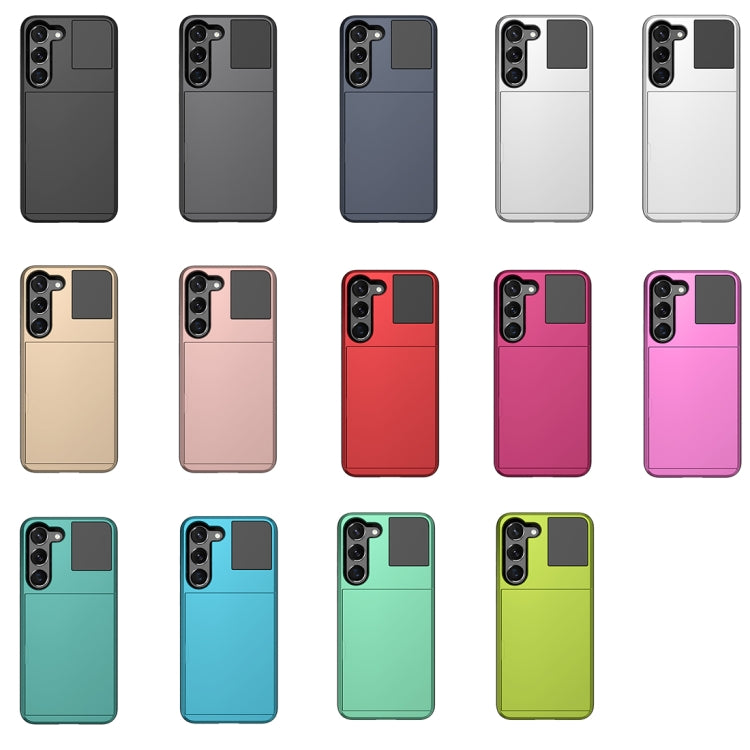 Multifunction Armor Slide Card Slot Phone Case