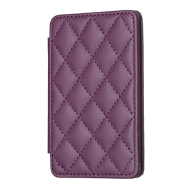 BFK05 Rhombus Pattern Card Bag Mobile Phone Back Sticker