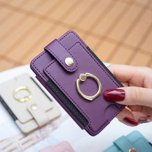 Load image into Gallery viewer, BFK03 Metal Ring Card Bag Mobile Phone Back Sticker