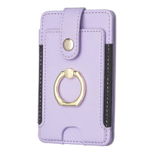 Load image into Gallery viewer, BFK03 Metal Ring Card Bag Mobile Phone Back Sticker