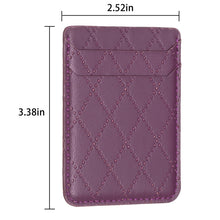 Load image into Gallery viewer, BFK11 Diamond Lattice Card Bag Mobile Phone Back Sticker