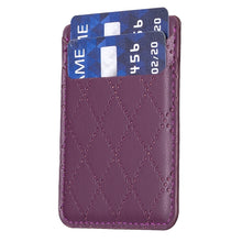 Load image into Gallery viewer, BFK11 Diamond Lattice Card Bag Mobile Phone Back Sticker