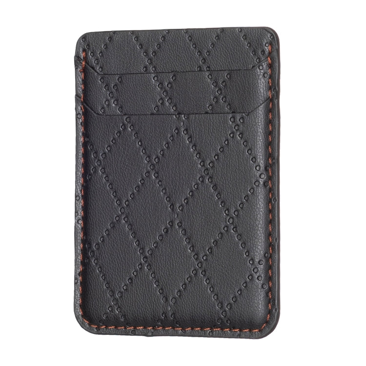 BFK11 Diamond Lattice Card Bag Mobile Phone Back Sticker