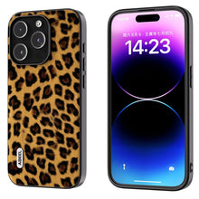 Load image into Gallery viewer, ABEEL Black Edge Leopard Phone Case, For iPhone 15 Pro Max, For iPhone 15 Pro, For iPhone 15 Plus, For iPhone 15, For iPhone 14 Plus, For iPhone 14, For iPhone 14 Pro, For iPhone 14 Pro Max