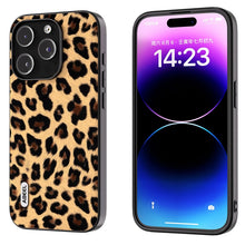 Load image into Gallery viewer, ABEEL Black Edge Leopard Phone Case, For iPhone 15 Pro Max, For iPhone 15 Pro, For iPhone 15 Plus, For iPhone 15, For iPhone 14 Plus, For iPhone 14, For iPhone 14 Pro, For iPhone 14 Pro Max