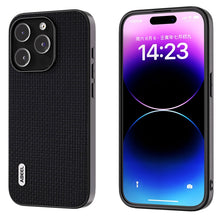Load image into Gallery viewer, ABEEL Genuine Leather Luxury Black Edge Phone Case, For iPhone 15 Pro Max, For iPhone 15 Pro, For iPhone 15 Plus, For iPhone 15, For iPhone 14 Plus, For iPhone 14, For iPhone 14 Pro, For iPhone 14 Pro Max