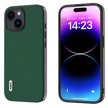 Load image into Gallery viewer, ABEEL Genuine Leather Silky Soft Black Edge Phone Case, For iPhone 15 Pro Max, For iPhone 15 Pro, For iPhone 15 Plus, For iPhone 15, For iPhone 14 Plus, For iPhone 14, For iPhone 14 Pro, For iPhone 14 Pro Max