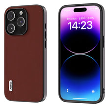 Load image into Gallery viewer, ABEEL Genuine Leather Silky Soft Black Edge Phone Case, For iPhone 15 Pro Max, For iPhone 15 Pro, For iPhone 15 Plus, For iPhone 15, For iPhone 14 Plus, For iPhone 14, For iPhone 14 Pro, For iPhone 14 Pro Max