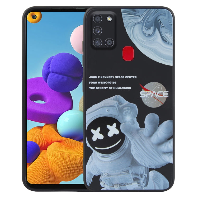Martian Astronaut Pattern Shockproof Phone Case, For Samsung Galaxy A21s / A21, For Samsung Galaxy S20 Ultra 5G / 4G, For Samsung Galaxy S20+ 5G / 4G, For Samsung Galaxy S20 5G / 4G, For Samsung Galaxy A91, For Samsung Galaxy A81, For Samsung Galaxy A7...