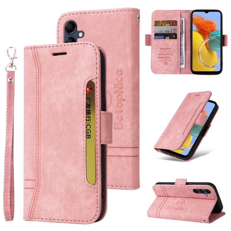 BETOPNICE Dual-side Buckle Leather Phone Case, For Samsung Galaxy M14 5G / F14 5G / 4G, For Samsung Galaxy A55, For Samsung Galaxy A35 5G, For Samsung Galaxy S24 Ultra, For Samsung Galaxy S24+, For Samsung Galaxy S24, For Samsung Galaxy A15            ...