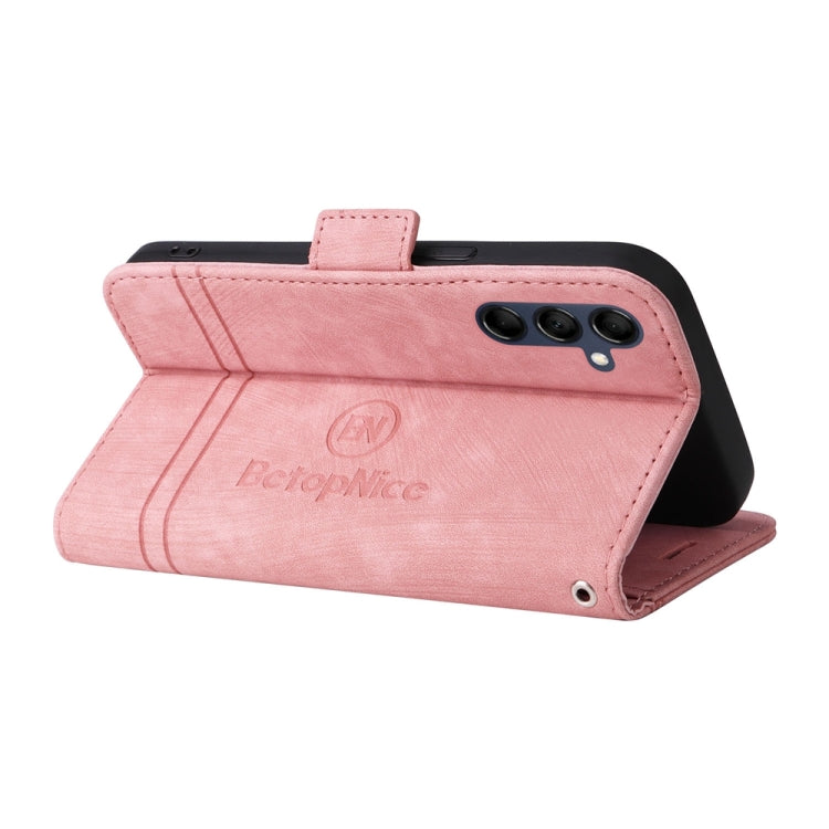BETOPNICE Dual-side Buckle Leather Phone Case, For Samsung Galaxy M14 5G / F14 5G / 4G, For Samsung Galaxy A55, For Samsung Galaxy A35 5G, For Samsung Galaxy S24 Ultra, For Samsung Galaxy S24+, For Samsung Galaxy S24, For Samsung Galaxy A15            ...