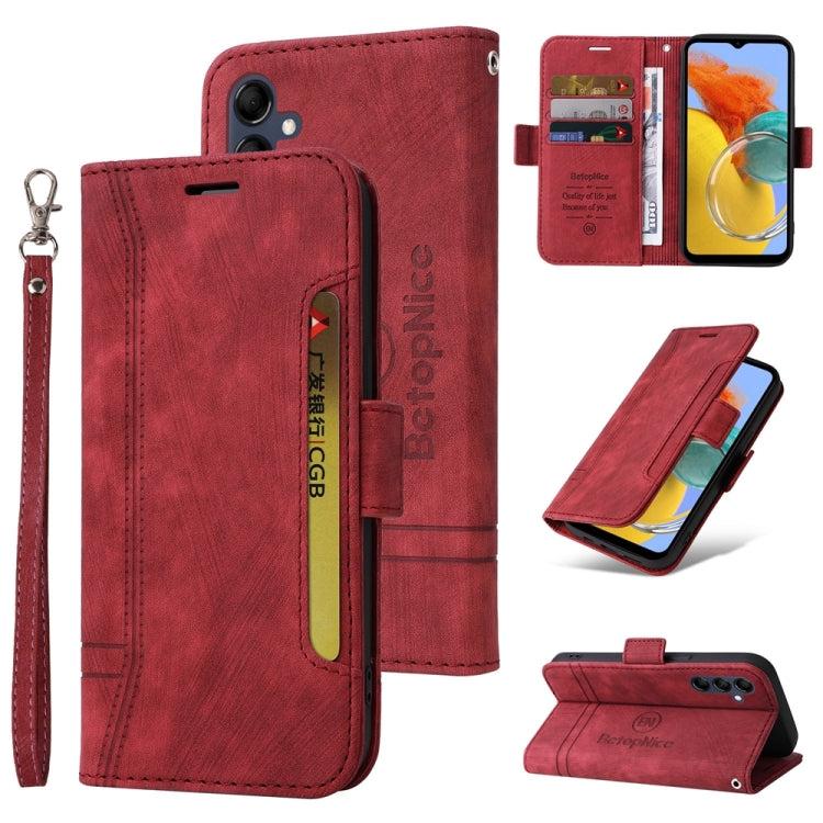 BETOPNICE Dual-side Buckle Leather Phone Case, For Samsung Galaxy M14 5G / F14 5G / 4G, For Samsung Galaxy A55, For Samsung Galaxy A35 5G, For Samsung Galaxy S24 Ultra, For Samsung Galaxy S24+, For Samsung Galaxy S24, For Samsung Galaxy A15            ...