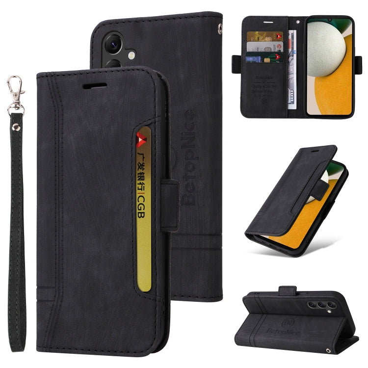 BETOPNICE Dual-side Buckle Leather Phone Case, For Samsung Galaxy M14 5G / F14 5G / 4G, For Samsung Galaxy A55, For Samsung Galaxy A35 5G, For Samsung Galaxy S24 Ultra, For Samsung Galaxy S24+, For Samsung Galaxy S24, For Samsung Galaxy A15            ...