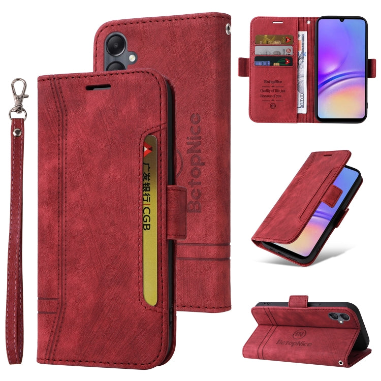 BETOPNICE Dual-side Buckle Leather Phone Case, For Samsung Galaxy M14 5G / F14 5G / 4G, For Samsung Galaxy A55, For Samsung Galaxy A35 5G, For Samsung Galaxy S24 Ultra, For Samsung Galaxy S24+, For Samsung Galaxy S24, For Samsung Galaxy A15            ...
