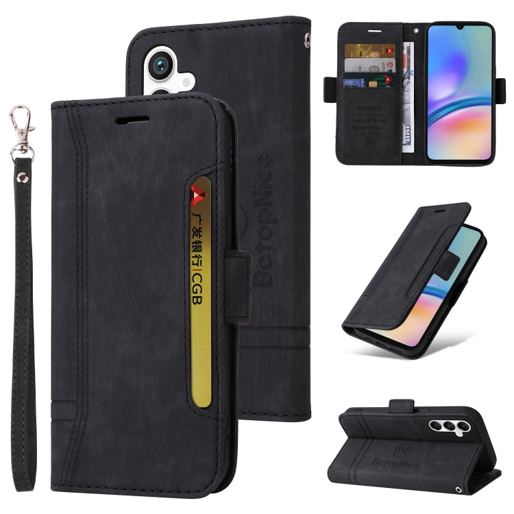 BETOPNICE Dual-side Buckle Leather Phone Case, For Samsung Galaxy M14 5G / F14 5G / 4G, For Samsung Galaxy A55, For Samsung Galaxy A35 5G, For Samsung Galaxy S24 Ultra, For Samsung Galaxy S24+, For Samsung Galaxy S24, For Samsung Galaxy A15            ...