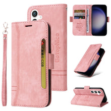 Load image into Gallery viewer, BETOPNICE Dual-side Buckle Leather Phone Case, For Samsung Galaxy M14 5G / F14 5G / 4G, For Samsung Galaxy A55, For Samsung Galaxy A35 5G, For Samsung Galaxy S24 Ultra, For Samsung Galaxy S24+, For Samsung Galaxy S24, For Samsung Galaxy A15            ...
