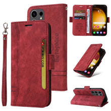 Load image into Gallery viewer, BETOPNICE Dual-side Buckle Leather Phone Case, For Samsung Galaxy M14 5G / F14 5G / 4G, For Samsung Galaxy A55, For Samsung Galaxy A35 5G, For Samsung Galaxy S24 Ultra, For Samsung Galaxy S24+, For Samsung Galaxy S24, For Samsung Galaxy A15            ...