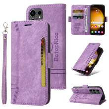 Load image into Gallery viewer, BETOPNICE Dual-side Buckle Leather Phone Case, For Samsung Galaxy M14 5G / F14 5G / 4G, For Samsung Galaxy A55, For Samsung Galaxy A35 5G, For Samsung Galaxy S24 Ultra, For Samsung Galaxy S24+, For Samsung Galaxy S24, For Samsung Galaxy A15            ...