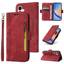 Load image into Gallery viewer, BETOPNICE Dual-side Buckle Leather Phone Case, For Samsung Galaxy M14 5G / F14 5G / 4G, For Samsung Galaxy A55, For Samsung Galaxy A35 5G, For Samsung Galaxy S24 Ultra, For Samsung Galaxy S24+, For Samsung Galaxy S24, For Samsung Galaxy A15            ...