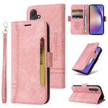 Load image into Gallery viewer, BETOPNICE Dual-side Buckle Leather Phone Case, For Samsung Galaxy M14 5G / F14 5G / 4G, For Samsung Galaxy A55, For Samsung Galaxy A35 5G, For Samsung Galaxy S24 Ultra, For Samsung Galaxy S24+, For Samsung Galaxy S24, For Samsung Galaxy A15            ...