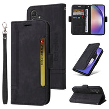 Load image into Gallery viewer, BETOPNICE Dual-side Buckle Leather Phone Case, For Samsung Galaxy M14 5G / F14 5G / 4G, For Samsung Galaxy A55, For Samsung Galaxy A35 5G, For Samsung Galaxy S24 Ultra, For Samsung Galaxy S24+, For Samsung Galaxy S24, For Samsung Galaxy A15            ...