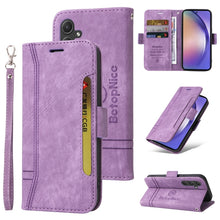 Load image into Gallery viewer, BETOPNICE Dual-side Buckle Leather Phone Case, For Samsung Galaxy M14 5G / F14 5G / 4G, For Samsung Galaxy A55, For Samsung Galaxy A35 5G, For Samsung Galaxy S24 Ultra, For Samsung Galaxy S24+, For Samsung Galaxy S24, For Samsung Galaxy A15            ...