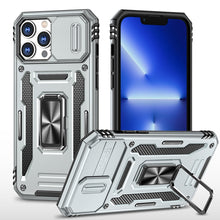 Load image into Gallery viewer, Armor PC + TPU Camera Shield Phone Case, For iPhone 16 Pro, For iPhone 16 Plus, For iPhone 16, For iPhone 15 Pro Max, For iPhone 15 Pro, For iPhone 15 Plus