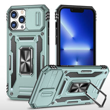 Load image into Gallery viewer, Armor PC + TPU Camera Shield Phone Case, For iPhone 16 Pro, For iPhone 16 Plus, For iPhone 16, For iPhone 15 Pro Max, For iPhone 15 Pro, For iPhone 15 Plus