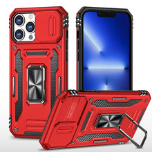 Load image into Gallery viewer, Armor PC + TPU Camera Shield Phone Case, For iPhone 16 Pro, For iPhone 16 Plus, For iPhone 16, For iPhone 15 Pro Max, For iPhone 15 Pro, For iPhone 15 Plus