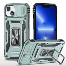 Load image into Gallery viewer, Armor PC + TPU Camera Shield Phone Case, For iPhone 16 Pro, For iPhone 16 Plus, For iPhone 16, For iPhone 15 Pro Max, For iPhone 15 Pro, For iPhone 15 Plus