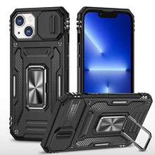 Load image into Gallery viewer, Armor PC + TPU Camera Shield Phone Case, For iPhone 16 Pro, For iPhone 16 Plus, For iPhone 16, For iPhone 15 Pro Max, For iPhone 15 Pro, For iPhone 15 Plus