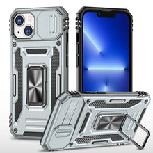 Load image into Gallery viewer, Armor PC + TPU Camera Shield Phone Case, For iPhone 16 Pro, For iPhone 16 Plus, For iPhone 16, For iPhone 15 Pro Max, For iPhone 15 Pro, For iPhone 15 Plus