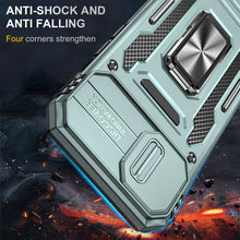Load image into Gallery viewer, Armor PC + TPU Camera Shield Phone Case, For iPhone 15