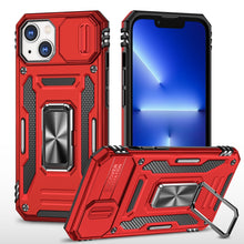 Load image into Gallery viewer, Armor PC + TPU Camera Shield Phone Case, For iPhone 15