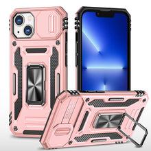 Load image into Gallery viewer, Armor PC + TPU Camera Shield Phone Case, For iPhone 15