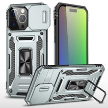 Load image into Gallery viewer, Armor PC + TPU Camera Shield Phone Case, For iPhone 17e / 16e, For iPhone 17 Pro Max, For iPhone 17 Pro, For iPhone 17, For iPhone Air, For iPhone 16 Pro Max