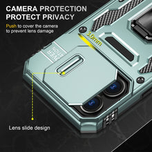 Load image into Gallery viewer, Armor PC + TPU Camera Shield Phone Case, For iPhone 16 Pro, For iPhone 16 Plus, For iPhone 16, For iPhone 15 Pro Max, For iPhone 15 Pro, For iPhone 15 Plus