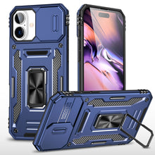 Load image into Gallery viewer, Armor PC + TPU Camera Shield Phone Case, For iPhone 16 Pro, For iPhone 16 Plus, For iPhone 16, For iPhone 15 Pro Max, For iPhone 15 Pro, For iPhone 15 Plus