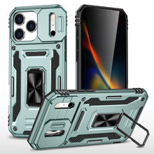 Load image into Gallery viewer, Armor PC + TPU Camera Shield Phone Case, For iPhone 17e / 16e, For iPhone 17 Pro Max, For iPhone 17 Pro, For iPhone 17, For iPhone Air, For iPhone 16 Pro Max