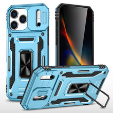 Load image into Gallery viewer, Armor PC + TPU Camera Shield Phone Case, For iPhone 17e / 16e, For iPhone 17 Pro Max, For iPhone 17 Pro, For iPhone 17, For iPhone Air, For iPhone 16 Pro Max