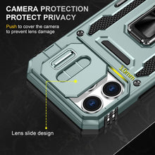 Load image into Gallery viewer, Armor PC + TPU Camera Shield Phone Case, For iPhone 18 Pro / 17 Pro, For iPhone 18 Pro Max / 17 Pro Max, For iPhone 17e / 16e, For iPhone 17, For iPhone Air, For iPhone 16 Pro Max