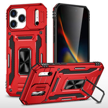 Load image into Gallery viewer, Armor PC + TPU Camera Shield Phone Case, For iPhone 18 Pro / 17 Pro, For iPhone 18 Pro Max / 17 Pro Max, For iPhone 17e / 16e, For iPhone 17, For iPhone Air, For iPhone 16 Pro Max